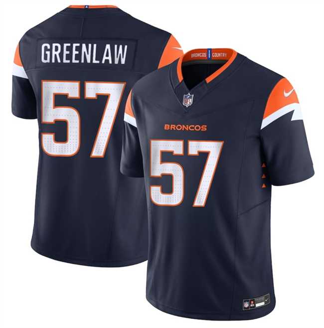 Men & Women & Youth Denver Broncos #57 Dre Greenlaw Navy 2025 F.U.S.E. Alternate Vapor Limited Stitched Jersey